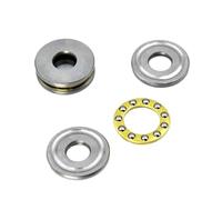 AQXYWQOL 5 pezzi F8-22M Mini cuscinetto assiale a sfere 8 * 22 * 7mm Diametro interno 8mm Cuscinetti a sfere assiali planari in miniatura