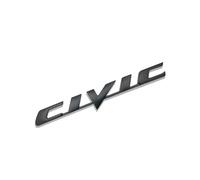 AQXYWQOL Compatibile con Civic Letter Logo Car Rear Tail Trunk Adesivi Decalcomanie Distintivo dell'emblema in Metallo 3D di Alta qualità Accessori Auto for Lo Styling dell'auto Il Colore è costante,