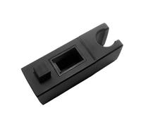 AQXYWUIO Accessori for doccia, staffa for soffione doccia, regolabile e sostituibile, supporto for doccia a mano, asta scorrevole for bagno, staffa quadrata(schwarz)
