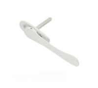 AQXYWUIO Finestra con zanzariera a Maglie diamantate Maniglia Invisibile Finestra Piatta Porta Scorrevole Pieghevole Maniglia Nascosta con Serratura Bassa a Forma di Spada (Color : White)