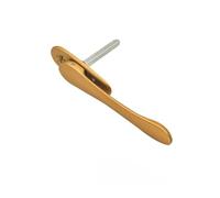 AQXYWUIO Finestra con zanzariera a Maglie diamantate Maniglia Invisibile Finestra Piatta Porta Scorrevole Pieghevole Maniglia Nascosta con Serratura Bassa a Forma di Spada (Color : Gold)