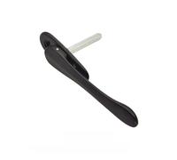 AQXYWUIO Finestra con zanzariera a Maglie diamantate Maniglia Invisibile Finestra Piatta Porta Scorrevole Pieghevole Maniglia Nascosta con Serratura Bassa a Forma di Spada (Color : Schwarz)