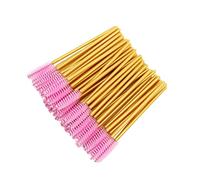 Aqxyxsw 1000pcs Spazzola for ciglia usa e getta Strumenti for il trucco una tantum Colori Extension for ciglia Pennelli for mascara Strumenti Pennello for trucco all'ingrosso lingli(Color:Rosa)