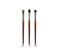 Aqxyxsw 3 pz/set Professionale Pennelli for Il Trucco Degli Occhi Ombretto Make Up Sfumino Evidenziatore Piega Sopracciglio Dettaglio Smoky Eye Spazzola Peli di Animale lingli(Color:01 11 12)