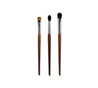 Aqxyxsw 3 pz/set Professionale Pennelli for Il Trucco Degli Occhi Ombretto Make Up Sfumino Evidenziatore Piega Sopracciglio Dettaglio Smoky Eye Spazzola Peli di Animale lingli(Color:Any 3pcs)