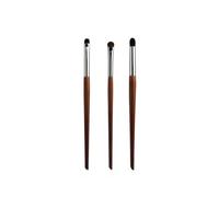 Aqxyxsw 3 pz/set Professionale Pennelli for Il Trucco Degli Occhi Ombretto Make Up Sfumino Evidenziatore Piega Sopracciglio Dettaglio Smoky Eye Spazzola Peli di Animale lingli(Color:06 07 08)