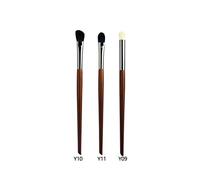 Aqxyxsw 3 pz/set Professionale Pennelli for Il Trucco Degli Occhi Ombretto Make Up Sfumino Evidenziatore Piega Sopracciglio Dettaglio Smoky Eye Spazzola Peli di Animale lingli(Color:09 10 11)
