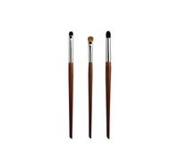 Aqxyxsw 3 pz/set Professionale Pennelli for Il Trucco Degli Occhi Ombretto Make Up Sfumino Evidenziatore Piega Sopracciglio Dettaglio Smoky Eye Spazzola Peli di Animale lingli(Color:05 06 07)