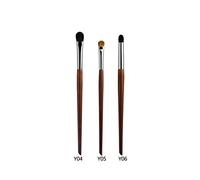 Aqxyxsw 3 pz/set Professionale Pennelli for Il Trucco Degli Occhi Ombretto Make Up Sfumino Evidenziatore Piega Sopracciglio Dettaglio Smoky Eye Spazzola Peli di Animale lingli(Color:04 05 06)