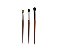 Aqxyxsw 3 pz/set Professionale Pennelli for Il Trucco Degli Occhi Ombretto Make Up Sfumino Evidenziatore Piega Sopracciglio Dettaglio Smoky Eye Spazzola Peli di Animale lingli(Color:01 02 03)
