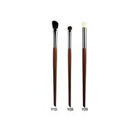 Aqxyxsw 3 pz/set Professionale Pennelli for Il Trucco Degli Occhi Ombretto Make Up Sfumino Evidenziatore Piega Sopracciglio Dettaglio Smoky Eye Spazzola Peli di Animale lingli(Color:08 09 10)