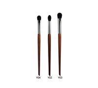 Aqxyxsw 3 pz/set Professionale Pennelli for Il Trucco Degli Occhi Ombretto Make Up Sfumino Evidenziatore Piega Sopracciglio Dettaglio Smoky Eye Spazzola Peli di Animale lingli(Color:02 03 04)