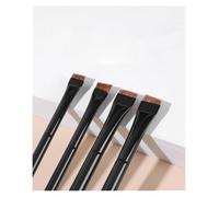 Aqxyxsw 4 pz/set Piatto Ad Angolo Eyeliner Pennelli for Il Trucco Sharp Eye Brow Piccolo Dettaglio Strumenti di Bellezza Make Up Pennello Fine Sopracciglio lingli