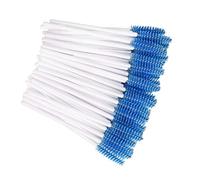 Aqxyxsw Pennello for ciglia Pennelli for trucco 1000pcs Bacchette for mascara usa e getta individuali Applicatore Pettine Pennelli for trucco for ciglia Strumenti Bianco e blu lingli