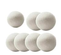 AQXYYWEI 6 pezzi di palline di lana for asciugatrice, ammorbidente riutilizzabile, palline for bucato da 7 cm, palline for il lavaggio domestico, palline di lana for asciugatrice, accessori for lavatr