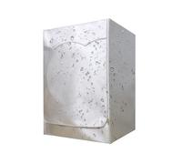 AQXYYWEI Copertura for lavatrice in argento Copertura impermeabile for lavatrice for asciugatrice a carica frontale Copertura protettiva for la casa Accessori for la casa(M)