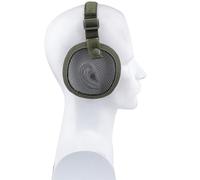 AQzxdc Copertura laterale in rete metallica tattica for softair e paintball con protezione for le orecchie for casco Fast (casco non incluso)(Green)