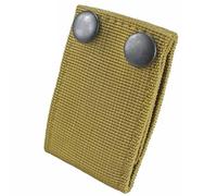 AQzxdc Custodia Porta Manette tattiche in Nylon Resistente con Doppio Scatto Scorrevole, Adatta a Cinture da 2", Fondina for Manette da Caccia Militare(Brown)