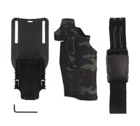 AQzxdc Fondina tattica for softair for mancini con adattatore a sgancio rapido QLS for cintura da caccia e tiro Tmk-17 P320 G17 19(Bcp)