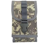 AQzxdc Fondina tattica universale MOLLE for cellulare, marsupio militare, kit di accessori for il trasporto, marsupio, custodia compatibile con iPhone(ACU camouflage)