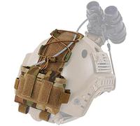 AQzxdc Kit contrappeso Borsa di bilanciamento per Casco, MK2 Battery Box Contrappeso 500D Nylon Helmet Bag, Accessori Tactical Fast Helmet con Gancio N Loop,CP