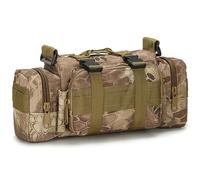 AQzxdc Marsupio tattico da allenamento nero, militare, Molle, da uomo, da viaggio, borsone multiuso(Python pattern mud)