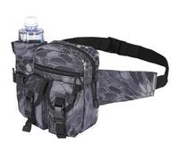 AQzxdc Marsupio tattico multiuso, marsupio militare da campeggio, escursionismo e outdoor(Python black)