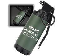 AQzxdc Modello di Granata Finta Tattica Giocattolo, Granate in plastica, Accessori for equipaggiamento tattico CS Airsoft for Fan dell'Esercito, Cosplay(9BANG)