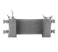 AQzxdc Pacchetto di espansione tattico MK4 con attacco al petto/gilet tattico con telaio esteso, borsa portautensili tattica multifunzionale MOLLE con attacco laterale(Gray)