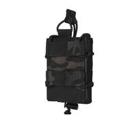 AQzxdc Portacaricatore tattico for fucile MR (5,56 e 7,62), adatto a varie cinture tattiche MOLLE, fissaggio con corda elastica(Bcp)
