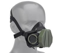 AQzxdc Respiratore antipolvere tattico, maschera protettiva compatibile con caschi tattici, adatto for CS, giochi di guerra, oggetti di scena for film e TV, ecc.(OD)