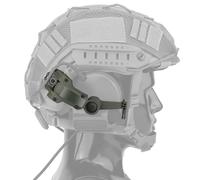 AQzxdc Supporto for guida for cuffie tattiche compatibile con adattatore for cuffie su adattatore for guida Fast Arc, accessorio for casco da softair for Comtac III, III, III, III, III.(Green)