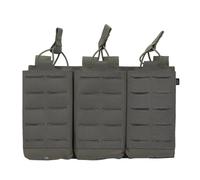 AQzxdc Tactical Magazine Pouch Triple Molle Mag Pouch Airsoft Ak 7.62/5.56mm M4 Ar Rifle Hunting Accessories Mag Holster(Green)