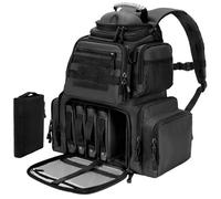 AQzxdc Zaino tattico for pistola e munizioni con custodia for pistola for tiro e caccia(Black)