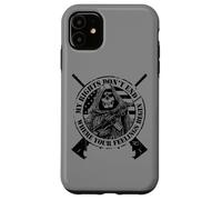 AR-15 I miei diritti non finiscono dove iniziano i tuoi sentimenti Teschio Custodia per iPhone 11