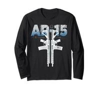 AR-15 PRO Gun Rights Fucile d'assalto Secondo emendamento Stoner Maglia a Manica