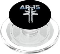 AR-15 Pro Gun Rights Fucile d'assalto secondo emendamento Stoner Regalo PopSockets PopGrip per MagSafe