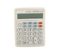 AR 7778 Desktop Calculator with Voice Function 12 Digit Large Display and Dual Layer Keys Features Music Playback Alarm Clock Date Time Display and Volume Control