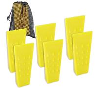 AR-PRO Confezione da 6 Cunei per abbattere Alberi con spuntoni da 14 cm per Tagliare e Borsa, per Guidare Alberi, stabilizzarli e portarli a Terra in Modo Sicuro per boscaioli e abbattitori