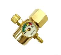 AR019 Regolatore Argon con manometro in rame massiccio per saldatura, 1 pezzo, regolatore di pressione del gas, ad alta efficienza energetica e resistente alle cadute