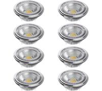 Ar111 G53 Lampadina LED Riflettore 15 Watt COB 1500 Lumen Luce di Inondazione 120w Es111 Equivalente 60 Gradi Angolo Fascio Faretto AC 85v -265v Non Dimmerabile, Daylight White 6000k