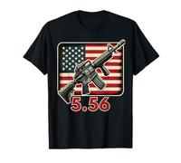 AR15 Fucile Round Guns e Munizioni 5.56 Round Maglietta