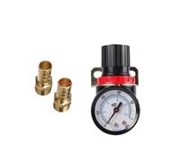 AR2000 02 G1/4 '' Regolatore di pressione Mini Air Ar2000-02 Controllo di scarico Regolatore del compressore Unità di trattamento Valvola Manometro Raccordo(AR2000 Brass 4mm)