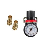 AR2000 02 G1/4'' Regolatore di pressione Mini Air Ar2000-02 Controllo di sicurezza della pressione Regolatore del compressore Valvola di comando Manometro Accessori(AR2000 Brass 10mm)