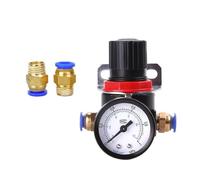 AR2000 02 G1/4'' Regolatore di pressione Mini Air Ar2000-02 Controllo di sicurezza della pressione Regolatore del compressore Valvola di comando Manometro Accessori(AR2000 10mm)