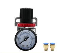 AR2000 1/4 "Filettatura Valvola di Riduzione Regolatore di Pressione del Compressore D'aria Pneumatico 4mm 6mm 8mm 10mm 12mm Raccordi(AR2000-PC,Fliter w 12mm)