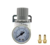 AR2000 1/4 "Filettatura Valvola di Riduzione Regolatore di Pressione del Compressore D'aria Pneumatico 4mm 6mm 8mm 10mm 12mm Raccordi(AR2000 White-BT,Fliter w 8mm)