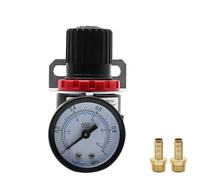 AR2000 1/4 "Filettatura Valvola di Riduzione Regolatore di Pressione del Compressore D'aria Pneumatico 4mm 6mm 8mm 10mm 12mm Raccordi(AR2000-BT,Fliter w 10mm)