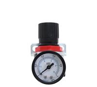 AR2000 1/4" G Filettatura Pneumatica Compressore Aria Regolatore Pressione Valvola di Riduzione 4MM 6MM 8MM 10MM 12MM Raccordi di Collegamento(AR2000 w PC8mm)