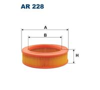 AR228 Filtro aria Filtron